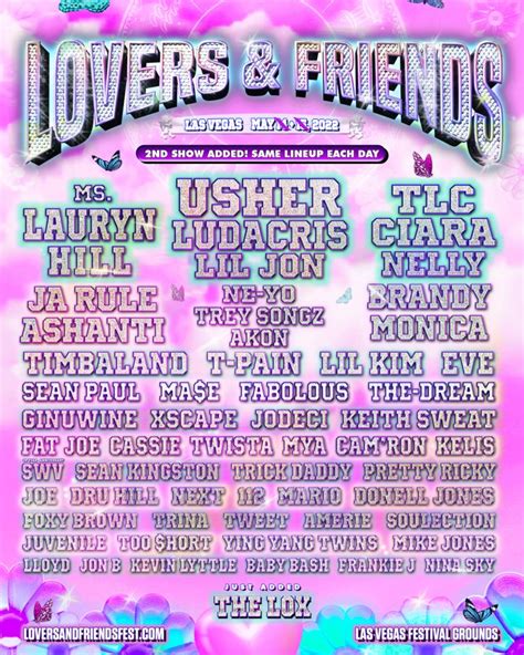 participation lineup for lovers and friends 2024